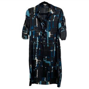 Express Design Studio Silky Shirt Dress Size M